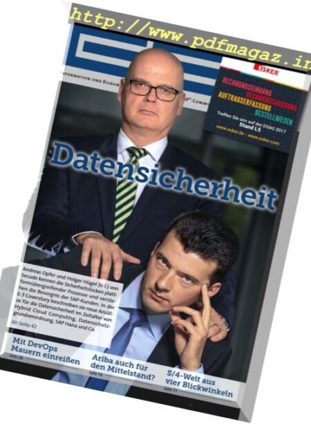 E-3 Magazin – Oktober 2017 Cover