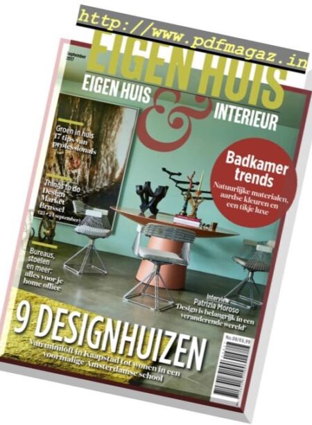 Eigen Huis & Interieur – Augustus 2017 Cover