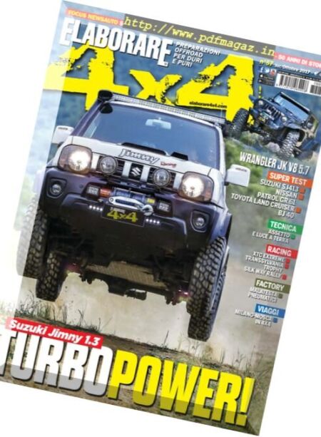 Elaborare 4×4 – Settembre-Ottobre 2017 Cover