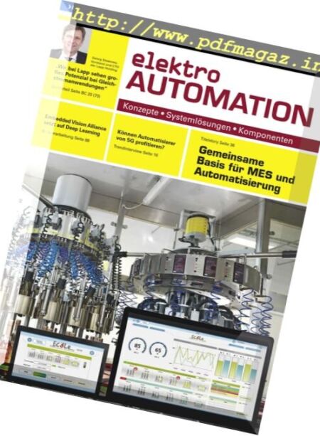 Elektro Automation – Nr.7-8, 2017 Cover