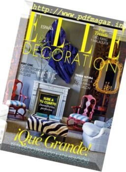 Elle Decoration Spain – Septiembre 2017