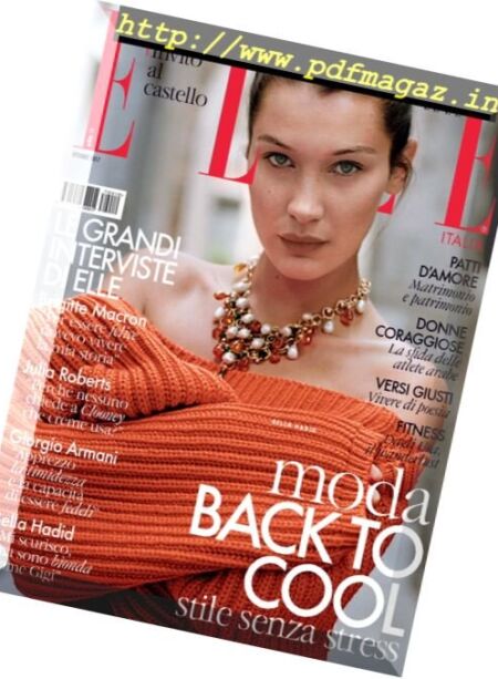 Elle Italia – Ottobre 2017 Cover