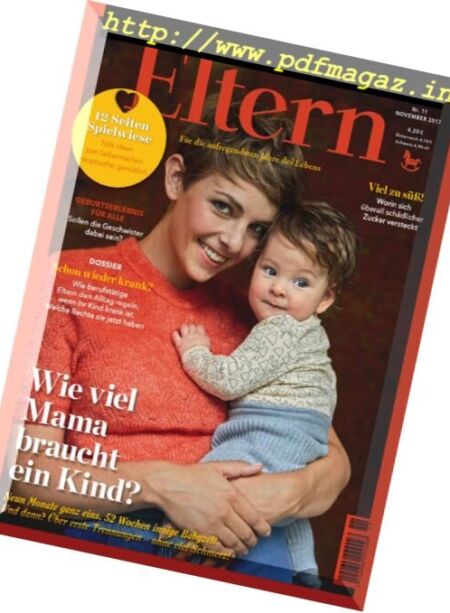 Eltern – November 2017 Cover