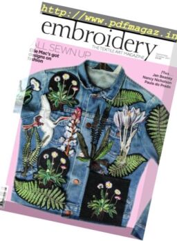 Embroidery Magazine – September-October 2017