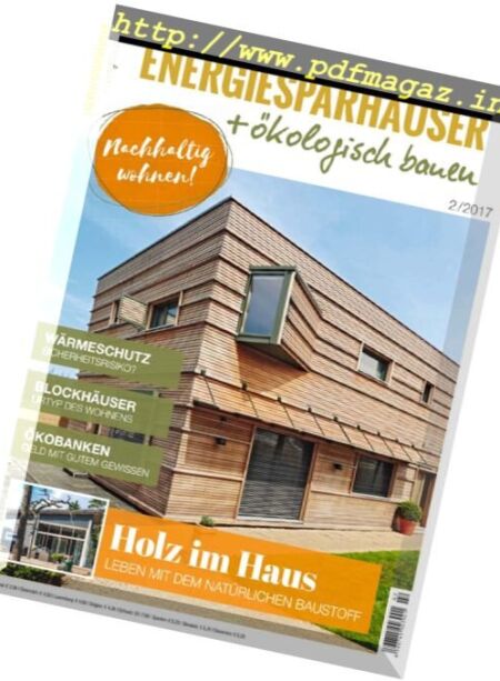 Energiesparhauser + okologisch bauen – Nr.2 2017 Cover