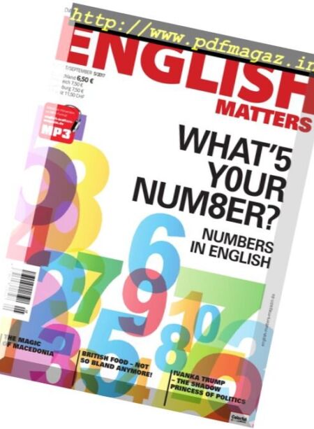 English Matters Germany – August-September 2017 Cover