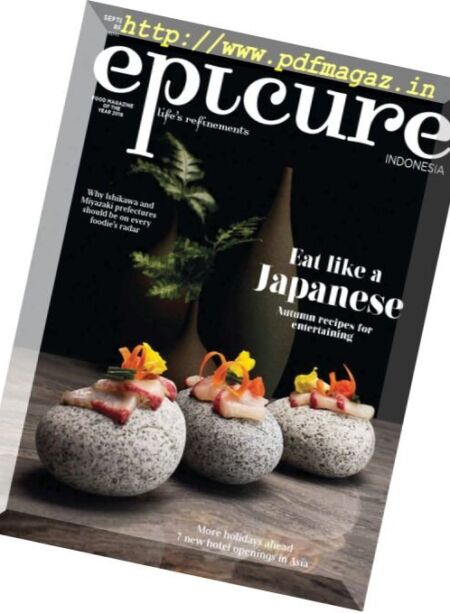 epicure Indonesia – September 2017 Cover