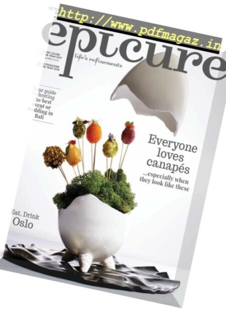 epicure Singapore – October 2017 Cover
