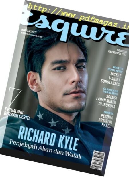 Esquire Indonesia – Juli – Agustus 2017 Cover