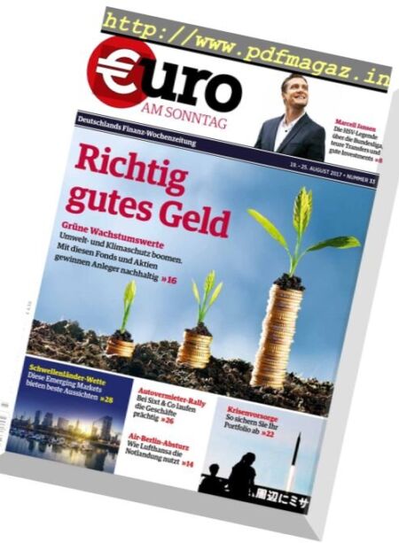 Euro am Sonntag – 19 August 2017 Cover