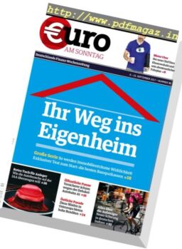 Euro am Sonntag – 9 September 2017