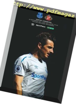 Everton Programmes – 20 September 2017
