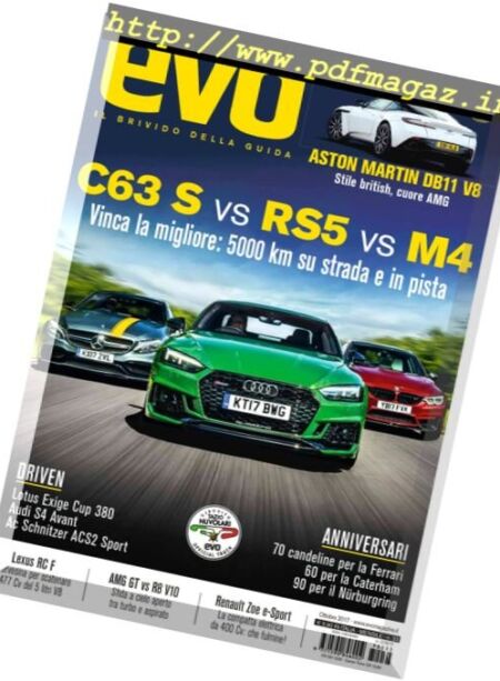 Evo Italia – Ottobre 2017 Cover