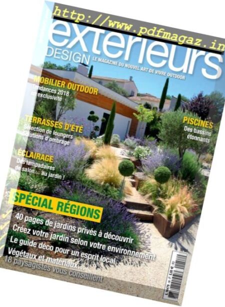 Exterieurs Design – N 58, 2017 Cover