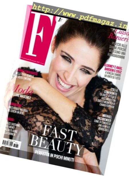 F – 20 Settembre 2017 Cover