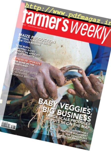 Farmer’s Weekly – 1 September 2017 Cover