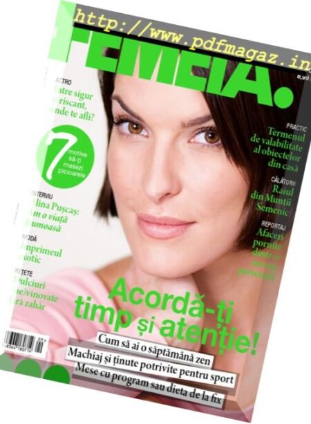 Femeia – Septembrie 2017 Cover