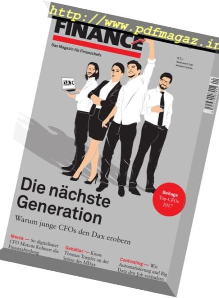 Finance – Juli-August 2017 Cover