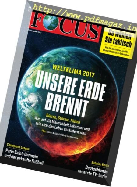 Focus – 23 September 2017 Cover