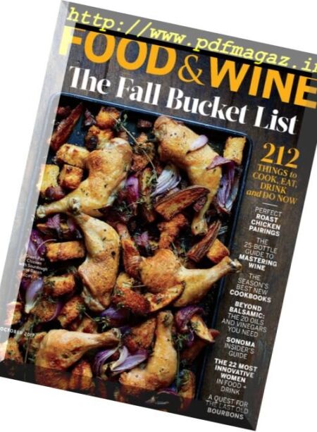 Food & Wine USA – October 2017 Cover