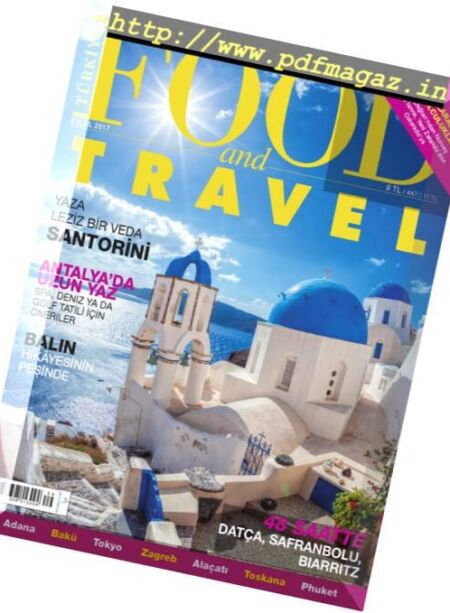 Food and Travel Turkey – Eylul 2017 Cover