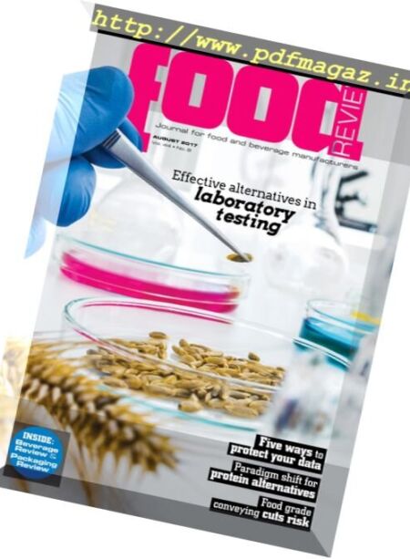 Food Review – August 2017 Cover