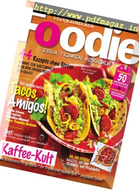 Foodie Germany – September 2017 Cover