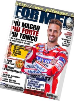 For Men Magazine – Settembre 2017
