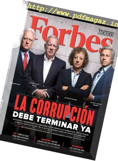 Forbes Mexico – septiembre 2017 Cover