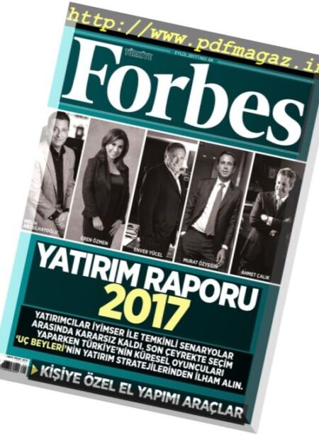 Forbes Turkey – Eylul 2017 Cover