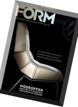 Form Sweden – Nr.4, 2017