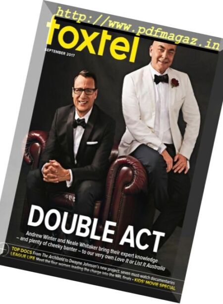 Foxtel Magazine – September 2017 Cover