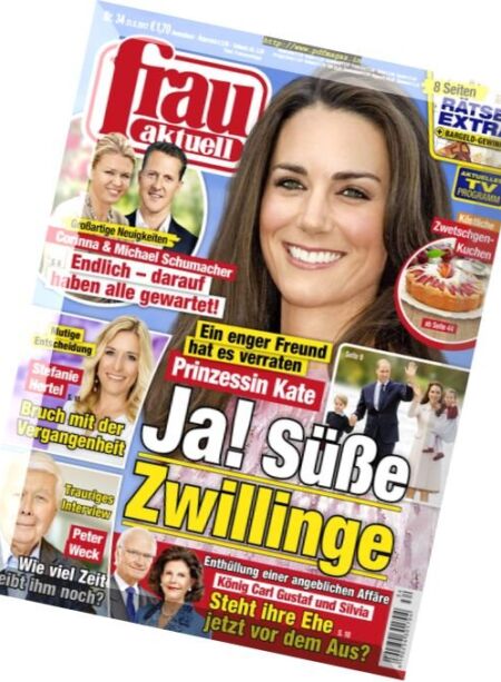 Frau aktuell – 21 August 2017 Cover