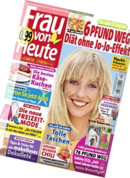 Frau von Heute – 15 September 2017