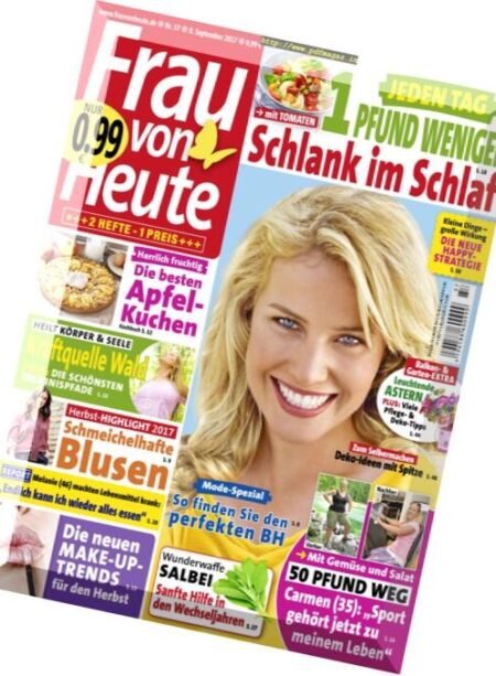 Frau von Heute – 8 September 2017 Cover