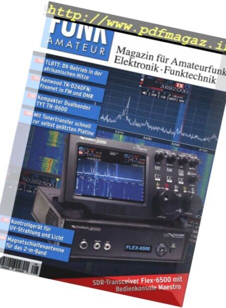 Funkamateur – August 2017 Cover