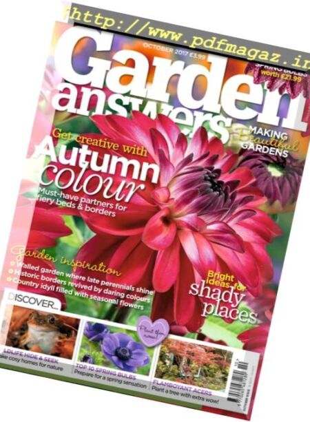 Garden Answers – October 2017 Cover