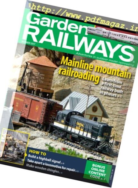 Garden Railways – October 2017 Cover