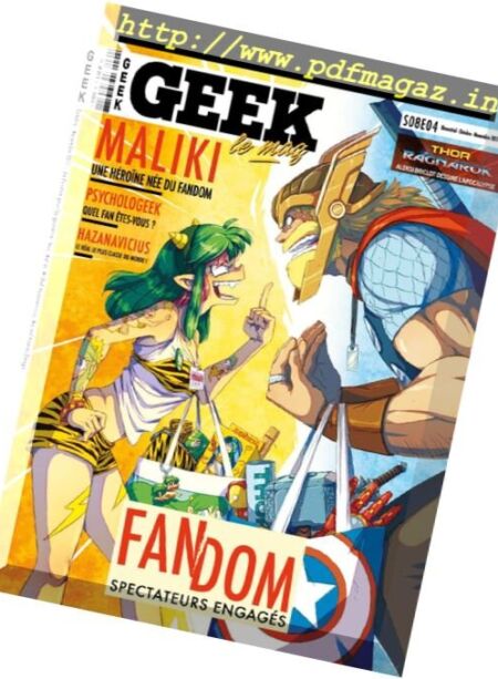Geek France – Octobre-Novembre 2017 Cover