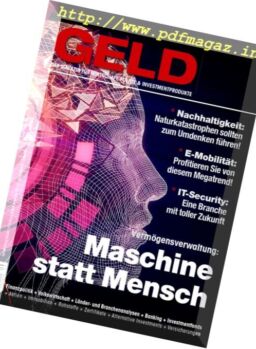 Geld Magazine – September 2017