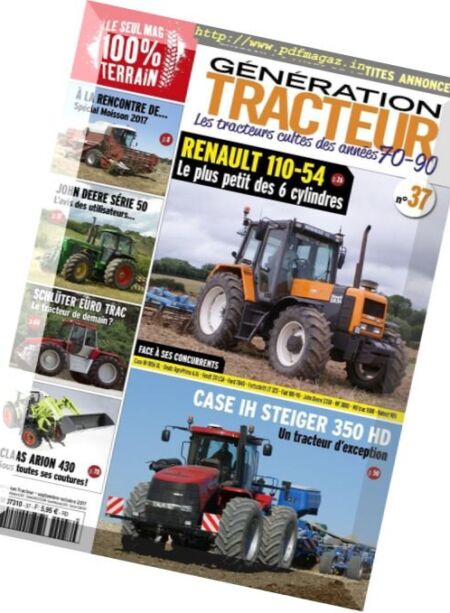Generation Tracteur – Septembre-Octobre 2017 Cover