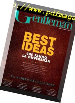 Gentleman Italia – Le Icone 2017