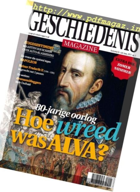 Geschiedenis – Juli-Augustus 2017 Cover