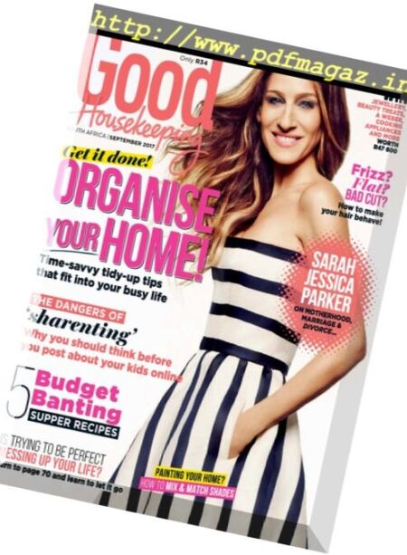 Good Housekeeping South Africa – September 2017 Cover