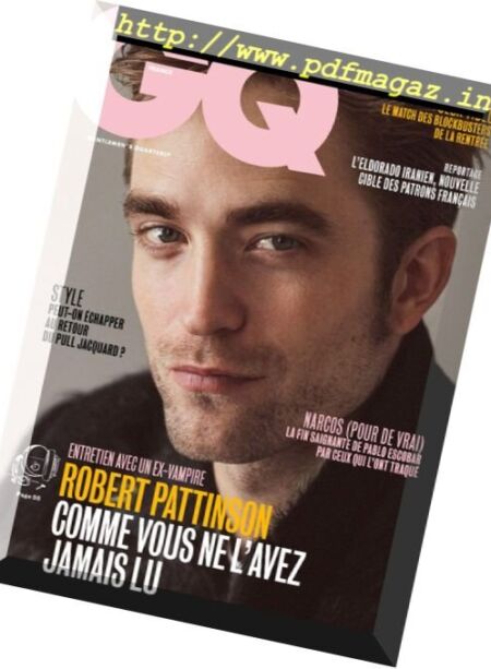 GQ France – Octobre 2017 Cover