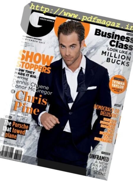 GQ South Africa – September 2017 Cover