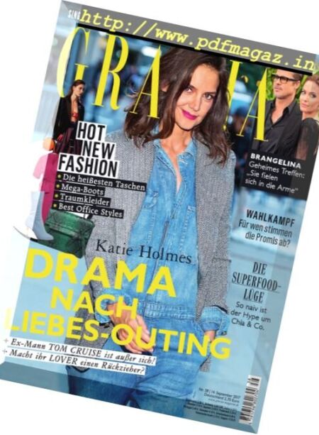 Grazia Germany – 14 September 2017 Cover