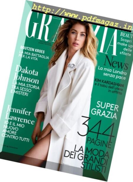 Grazia Italia – 21 Settembre 2017 Cover