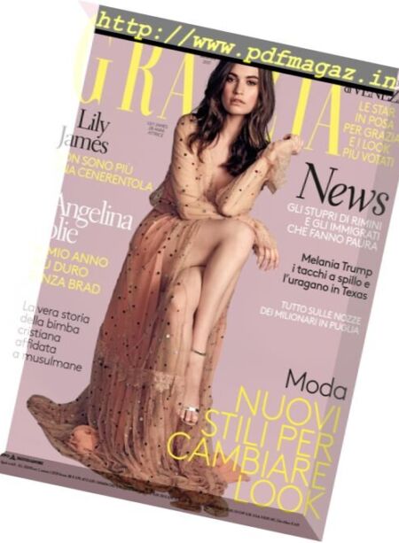 Grazia Italia – 7 Settembre 2017 Cover