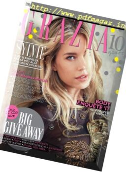 Grazia Netherlands – 30 Augustus – 12 September 2017